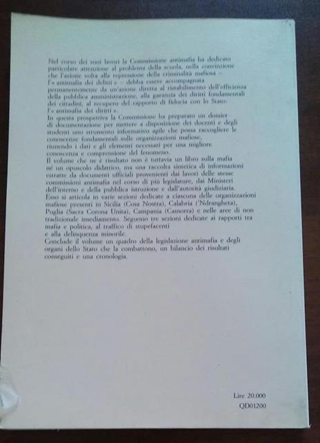 Dossier Mafia Per Le Scuole - 2