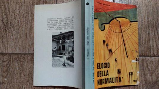 Elogio della normalità - Sandro Maggiolini - copertina