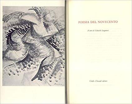 Poesia del novecento - Edoardo Sanguineti - copertina