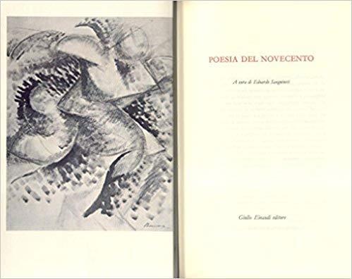 Poesia del novecento - Edoardo Sanguineti - copertina