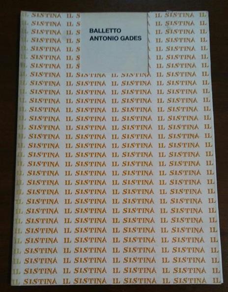 Il Teatro Sistina Presenta Antonio Gades - copertina