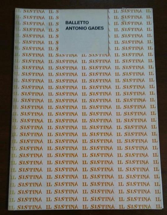 Il Teatro Sistina Presenta Antonio Gades - copertina