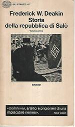 Storia della repubblica di Salò. Volume primo