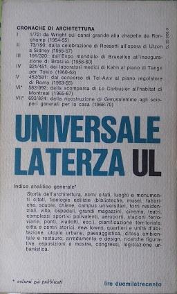 Cronache di architettura. VI: dalla scomparsa di La Corbusier all'habitat di Montrial
