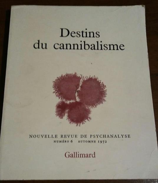 Destins Du Cannibalisme - J.-B. Pontalis - copertina