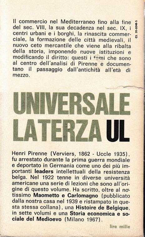 Le città del Medioevo - Henri Pirenne - 2