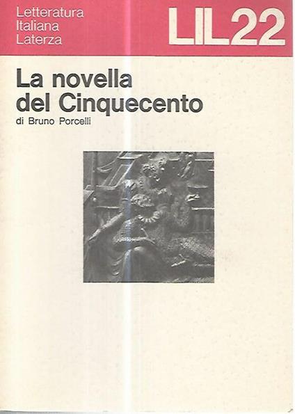 La novella del cinquecento - Bruno Porcelli - copertina
