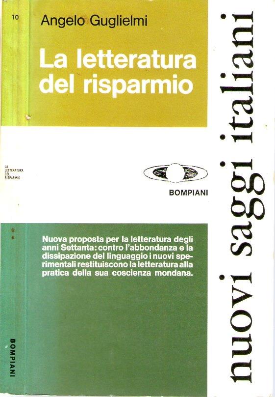 La letteratura del risparmio