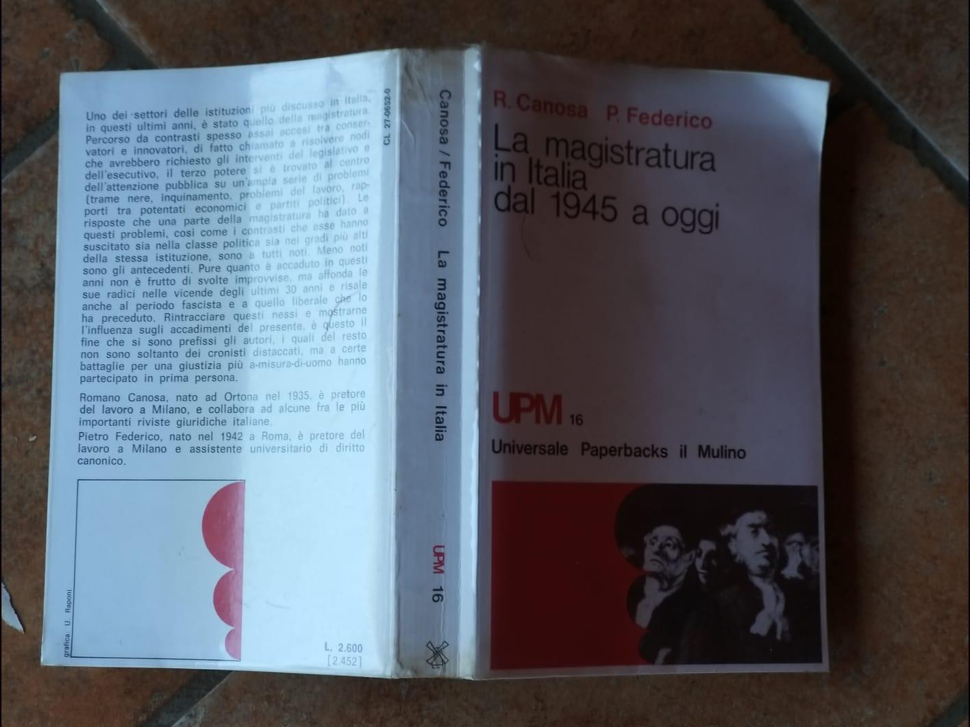 La magistratura in Italia dal 1945 a oggi