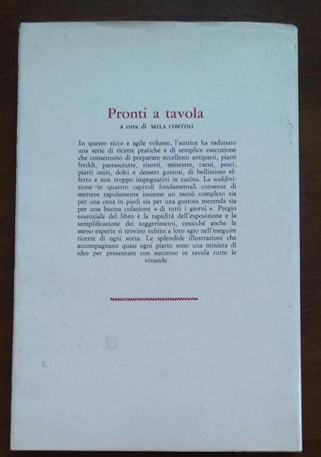 Pronti A Tavola - Mila Contini - 2
