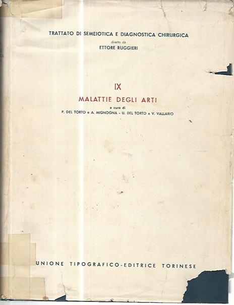 Malattie degli arti - Ettore Ruggieri - copertina