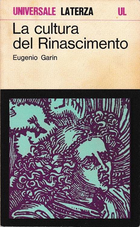 La cultura del Rinascimento - Eugenio Garin - copertina
