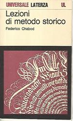 Lezioni di metodo storico