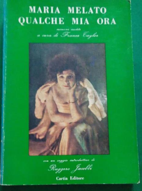 Qualche Mia Ora - Maria Melato - copertina