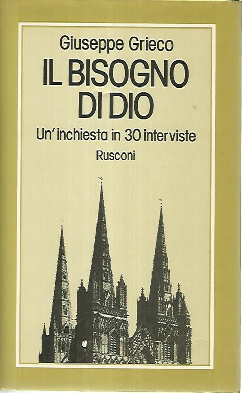 Il bidogno di Dio - Giuseppe Grieco - copertina