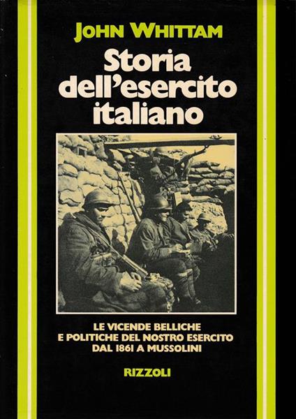 Storia dell'esercito italiano - John Whittam - copertina