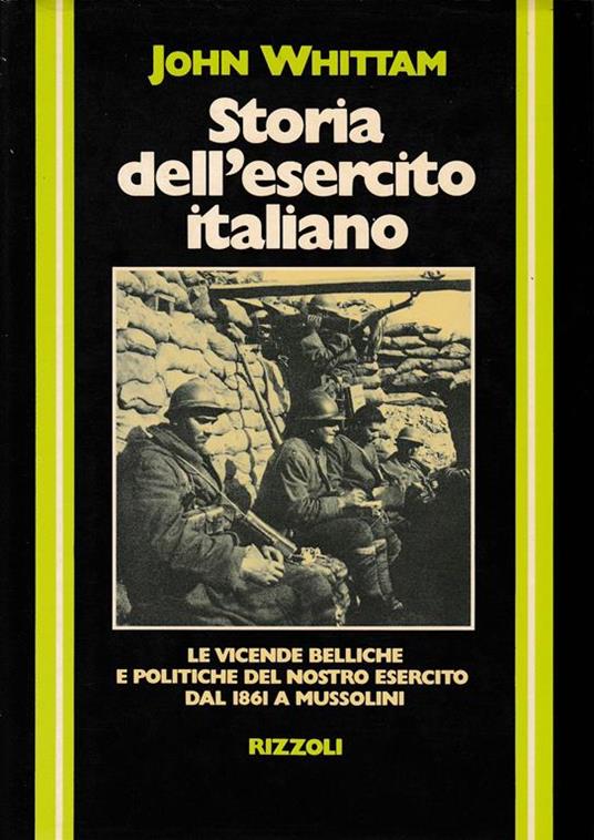 Storia dell'esercito italiano - John Whittam - copertina