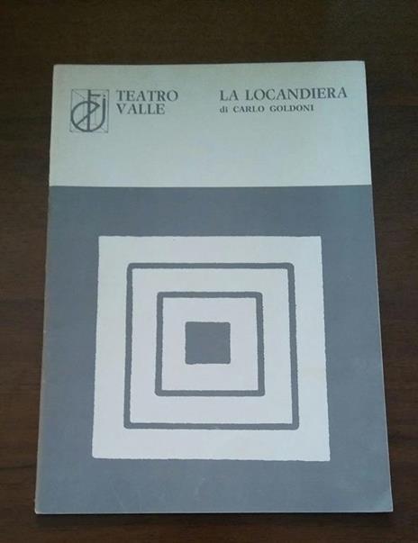 Teatro Valle La Locandiera - Carlo Goldoni - copertina