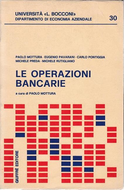 Le operazioni bancarie - copertina
