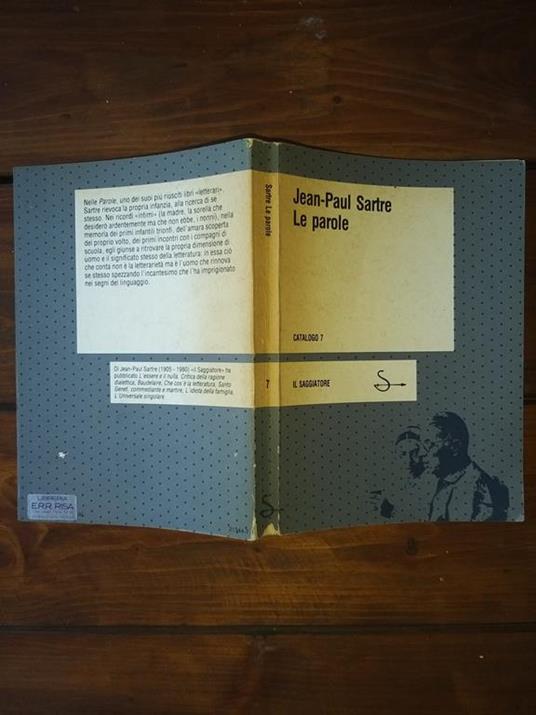 Le parole - Jean-Paul Sartre - copertina