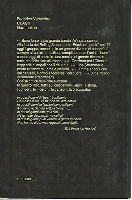 Clash - Federico Vacalebre - 2