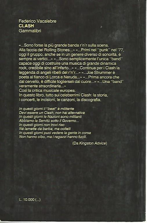 Clash - Federico Vacalebre - 2