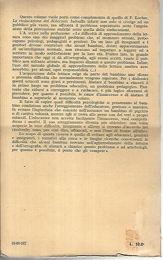 Apprendimento della lettura e dislessia