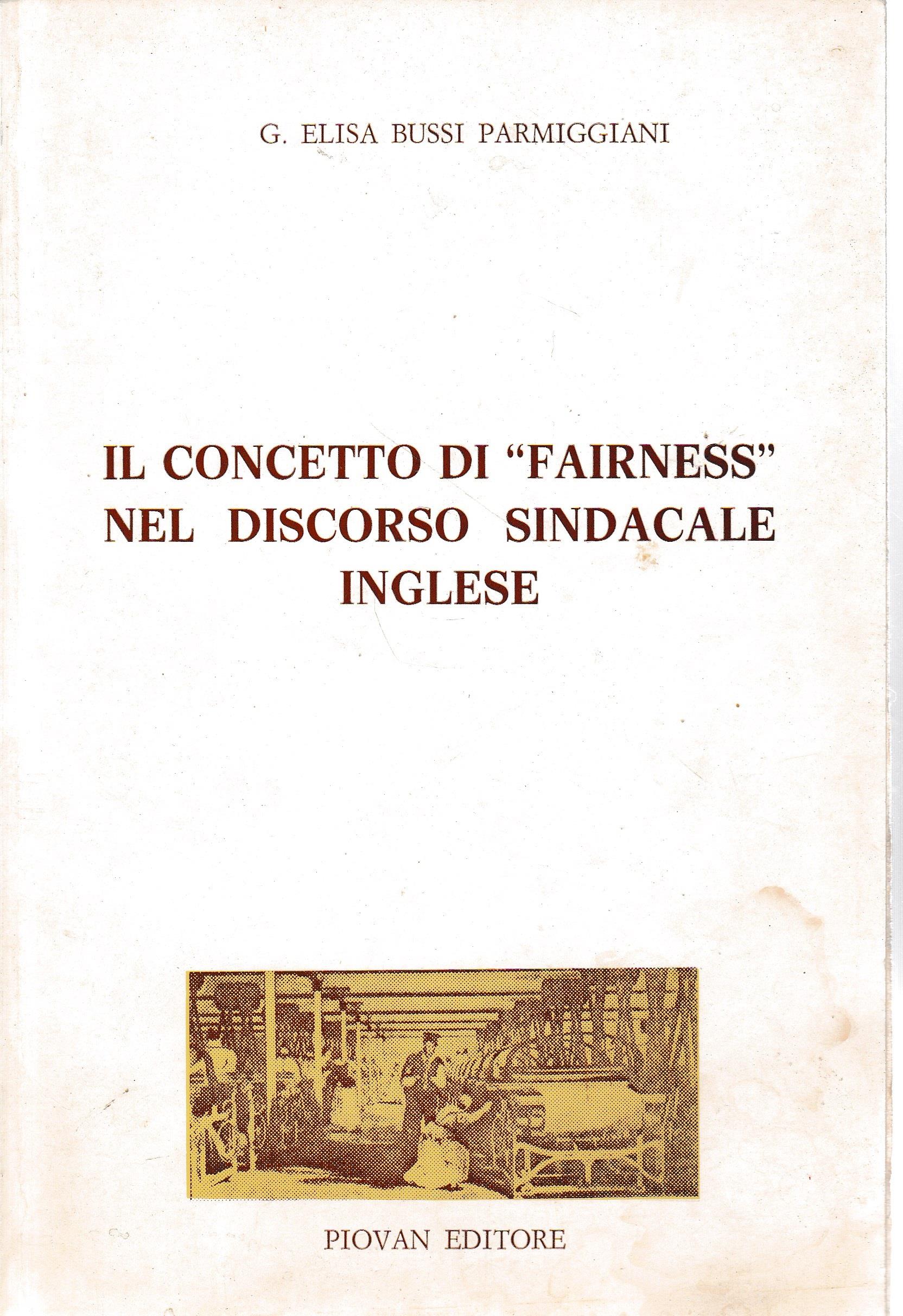 Il concetto di "Fairness" nel discorso sindacale inglese