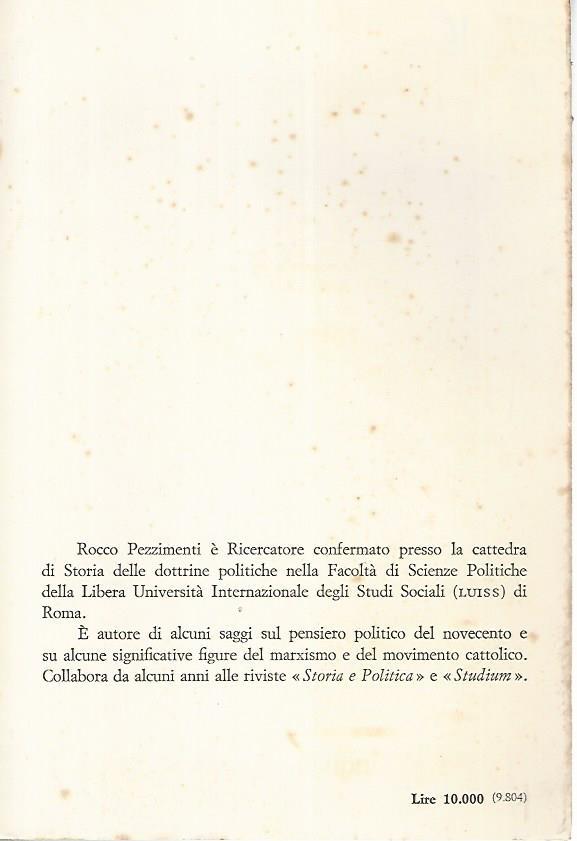 Dall'intransigenza alla laicità