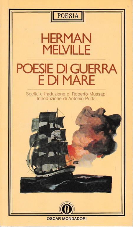 Poesie di guerra e di mare. Testo inglese a fronte - Herman Melville - copertina