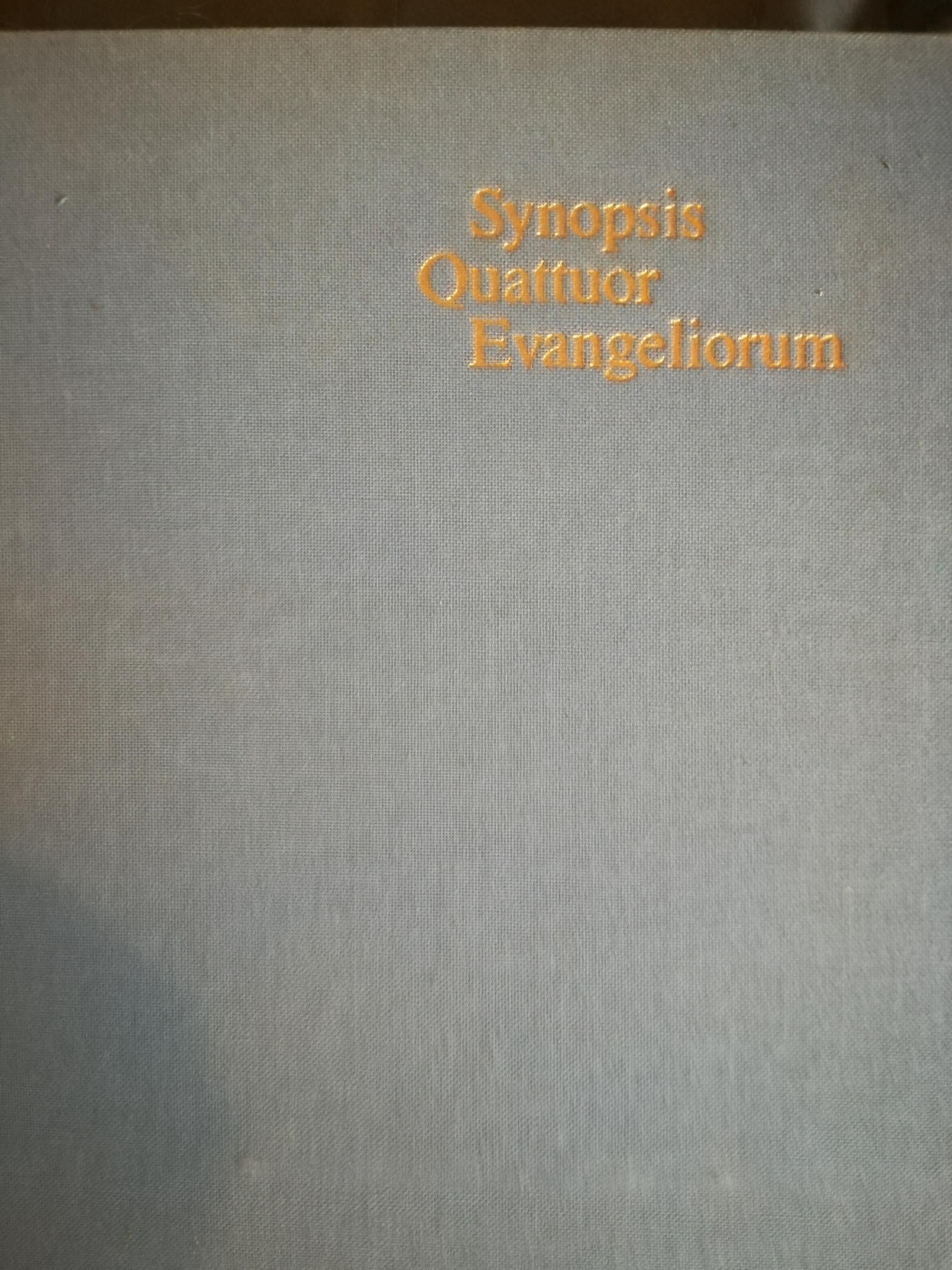 Synopsis Quattuor Evangeliorum. Locis parallelis evangeliorum apochryphorum et patrum adhibitis edidit Kurt Aland