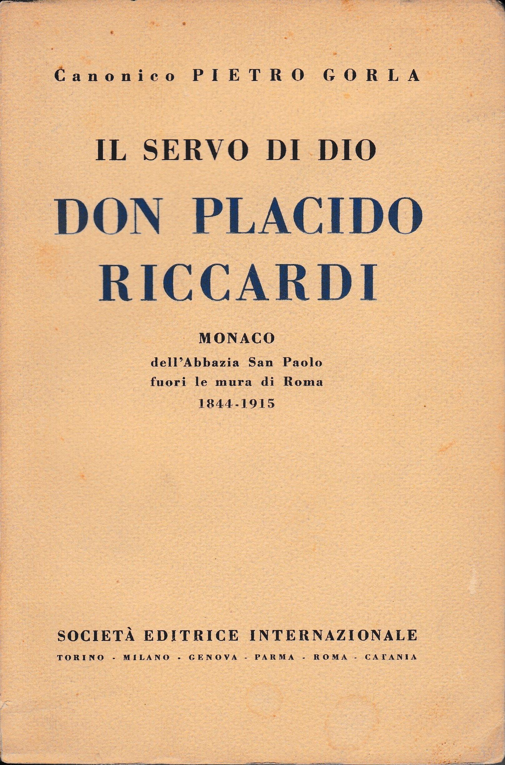 Il servo di Dio, Don Placido Riccardi