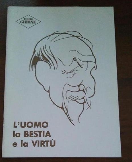 L' Uomo La Bestia E La Virtu1988 - Edmo Fenoglio - copertina
