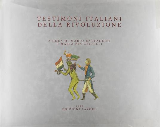 Testimoni italiani della Rivoluzione - copertina