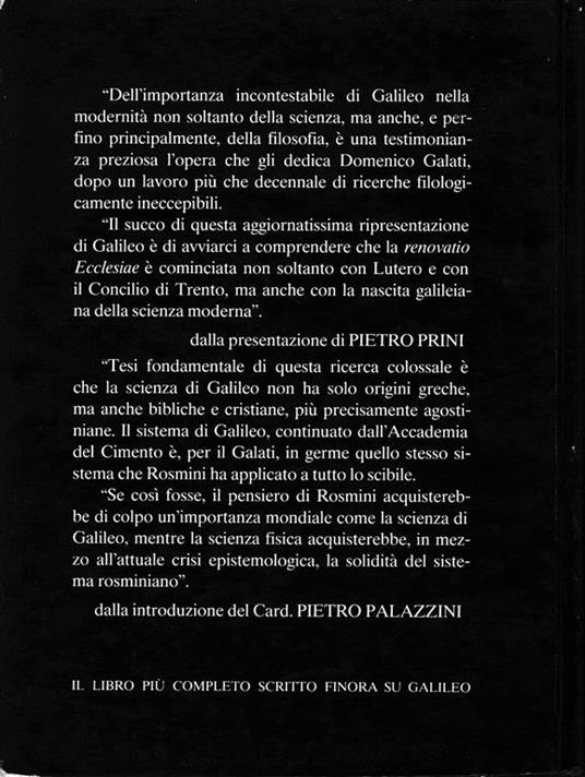 Galileo. Primario Matematico e Filosofo - Domenico Galati - 2