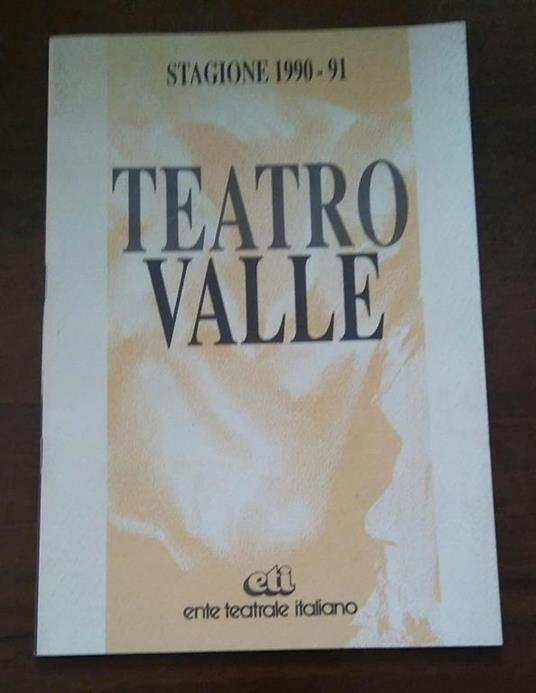 Teatro Valle Stagione 1990-1991 - copertina