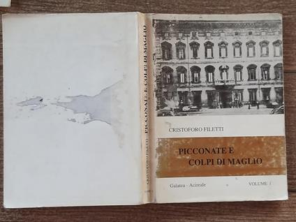Picconate e colpi di maglio : Discorsi, relazioni, scritti, comunicazioni, interviste della X legislatura .Vol.1 - Cristoforo Filetti - copertina
