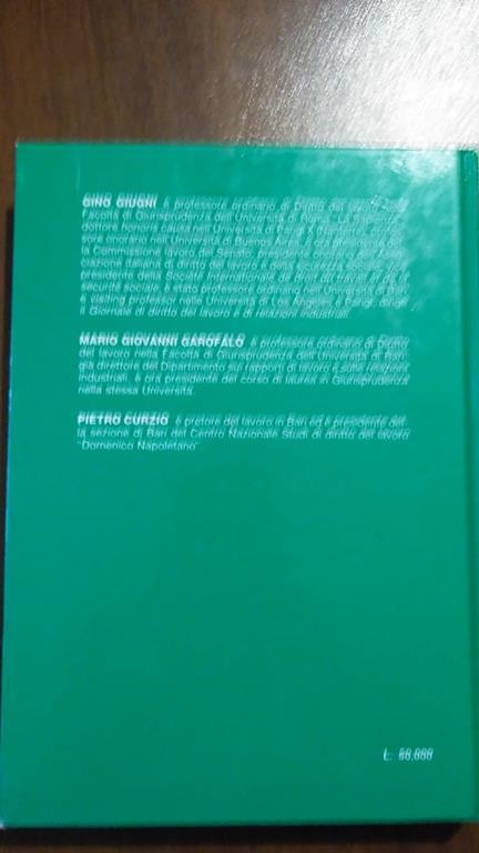 Diritto Sindacale - Gino Giugni - 2
