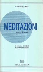 Meditazioni. Versi liberi