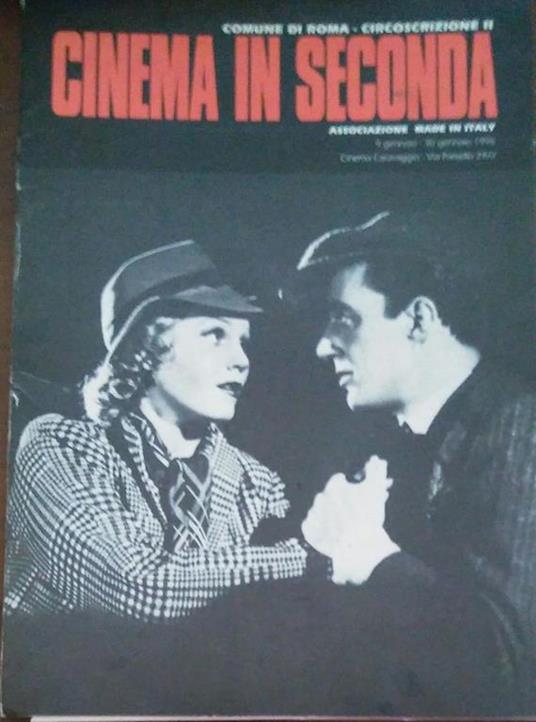 Cinema in seconda - copertina
