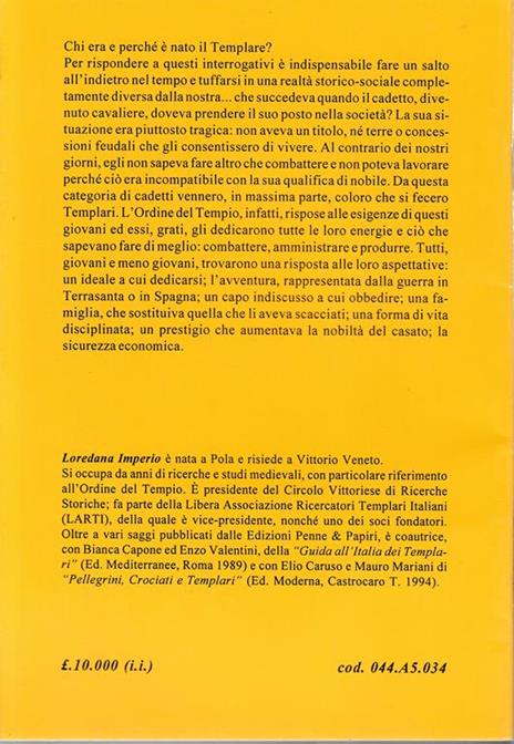 Il Templare: uomo del medioevo - Loredana Imperio - 2