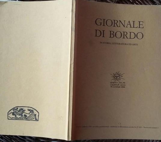 Giornale di bordo - Di Storia - copertina