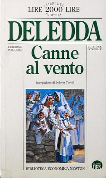 Canne al vento - Grazia Deledda - copertina