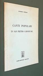 Canti Popolari In San Pietro Capofiume