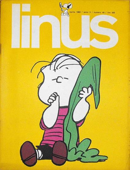 Linus Anno 5 (Numero 49) Aprile 1969 - Giovanni Gandini - copertina