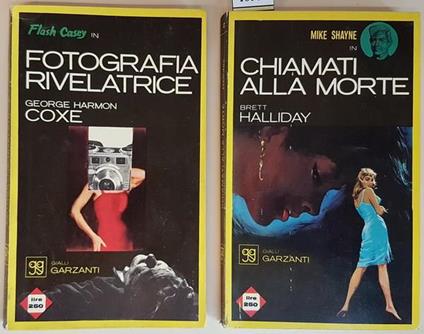 N. 2 Libri Gialli: Chiamati Alla Morte Fotografia Rivelatrice - Brett Halliday - copertina