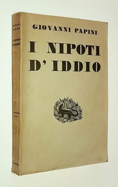 I Nipoti D'Iddio (1903-1931) - Giovanni Papini - copertina
