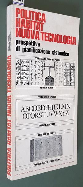 Politica Habitat Nuova Tecnologia Prospettive Di Pianificazione Sistemica - copertina