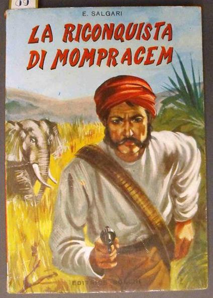 La riconquista di Mompracem - Emilio Salgari - copertina