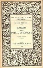 Saggio Sulla Poesia Di Sofocle